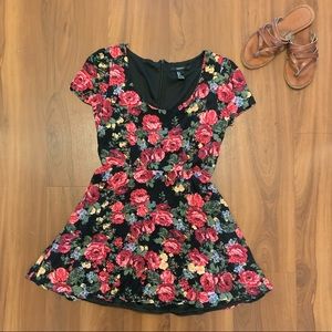 Forever 21 Floral Print Mini Dress